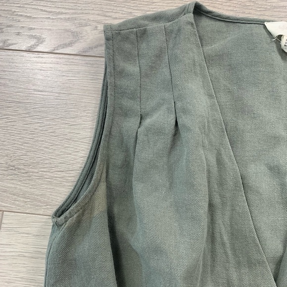 THE KORNER Khaki Midi Button Front Dress - Picture 10 of 13